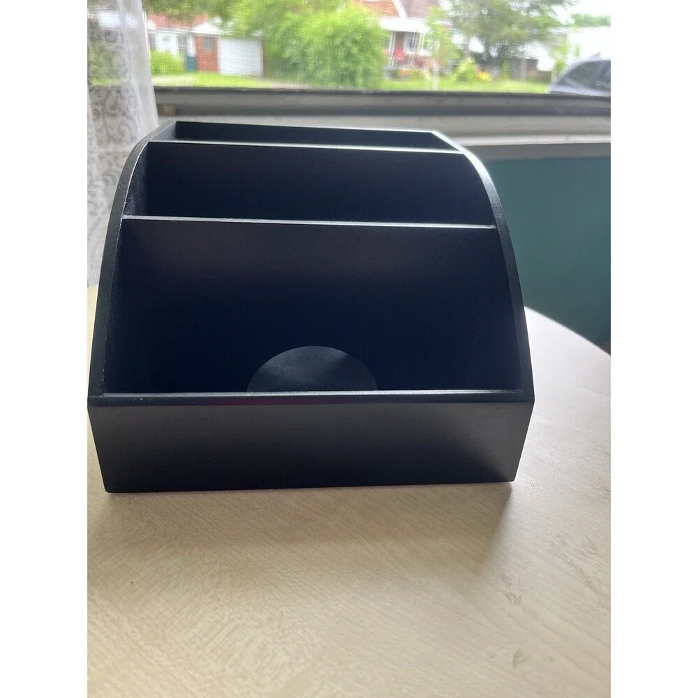 Wooden Charging Station Excellent Condition Compartment For Cords